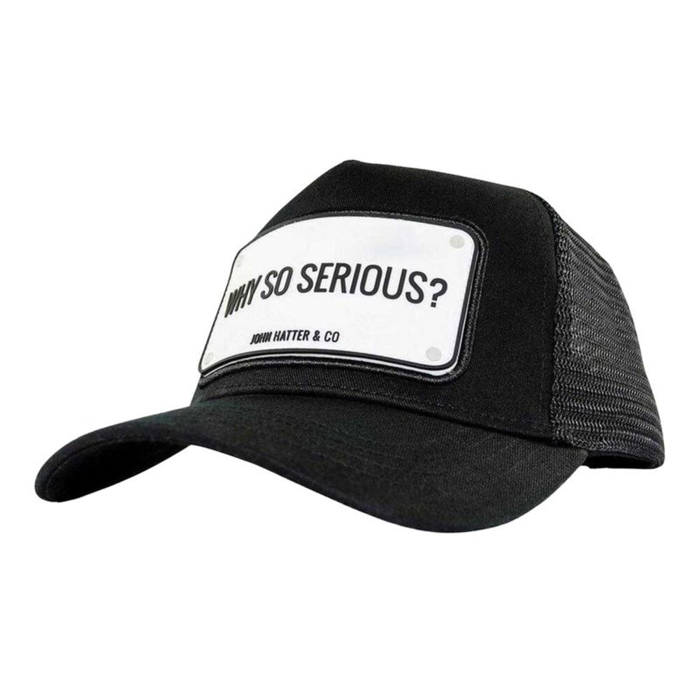 John Hatter Mens Why So Serious? Cap / Black